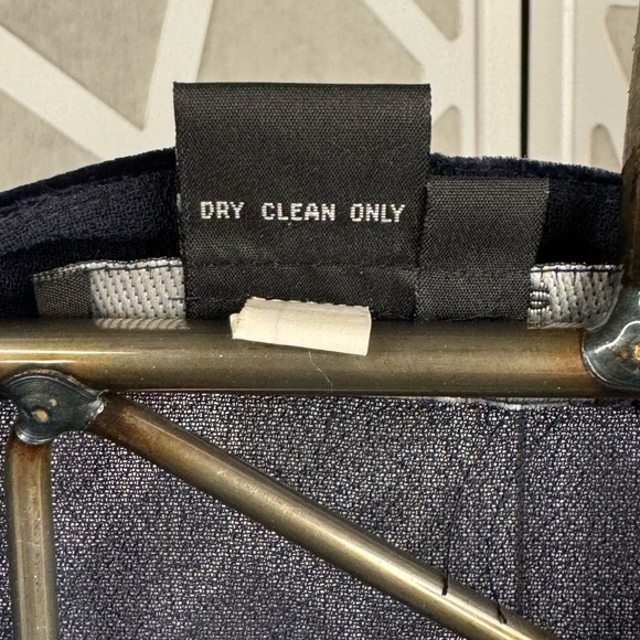 {cynthia howie} VTG Open-Front Sheer Blazer — Size 10, Navy Blue - Picture 8 of 16